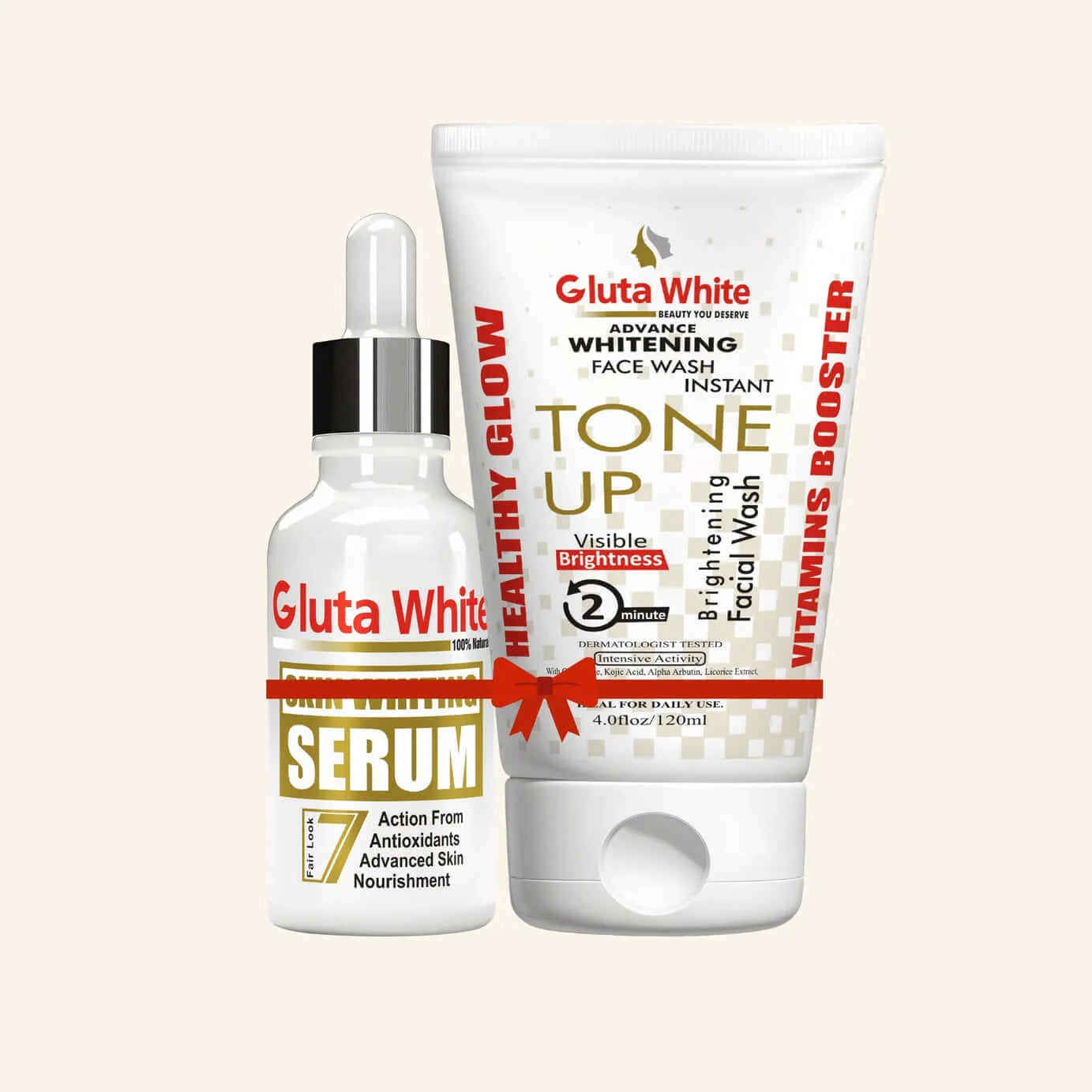 Gluta White Whitening Serum & Face Wash