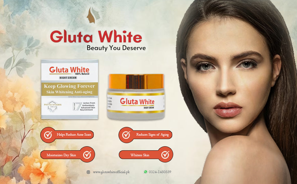 Gluta White Capsule Anti-Pigmentation Serum And Night Cream