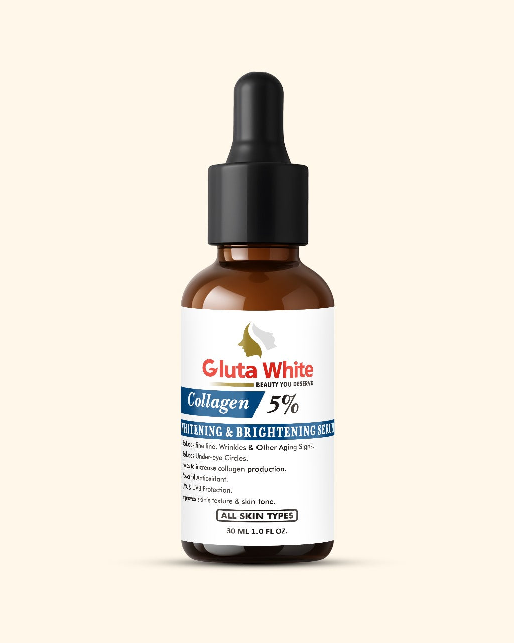 Gluta White Collagen 5% Serum