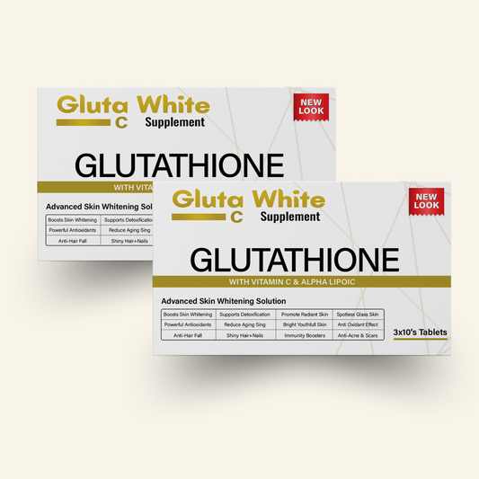 Gluta White Glutathione + Vitamin C Capsules (2 Months Course)