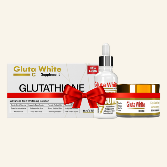 Gluta White Capsule Whitening Serum And Night Cream