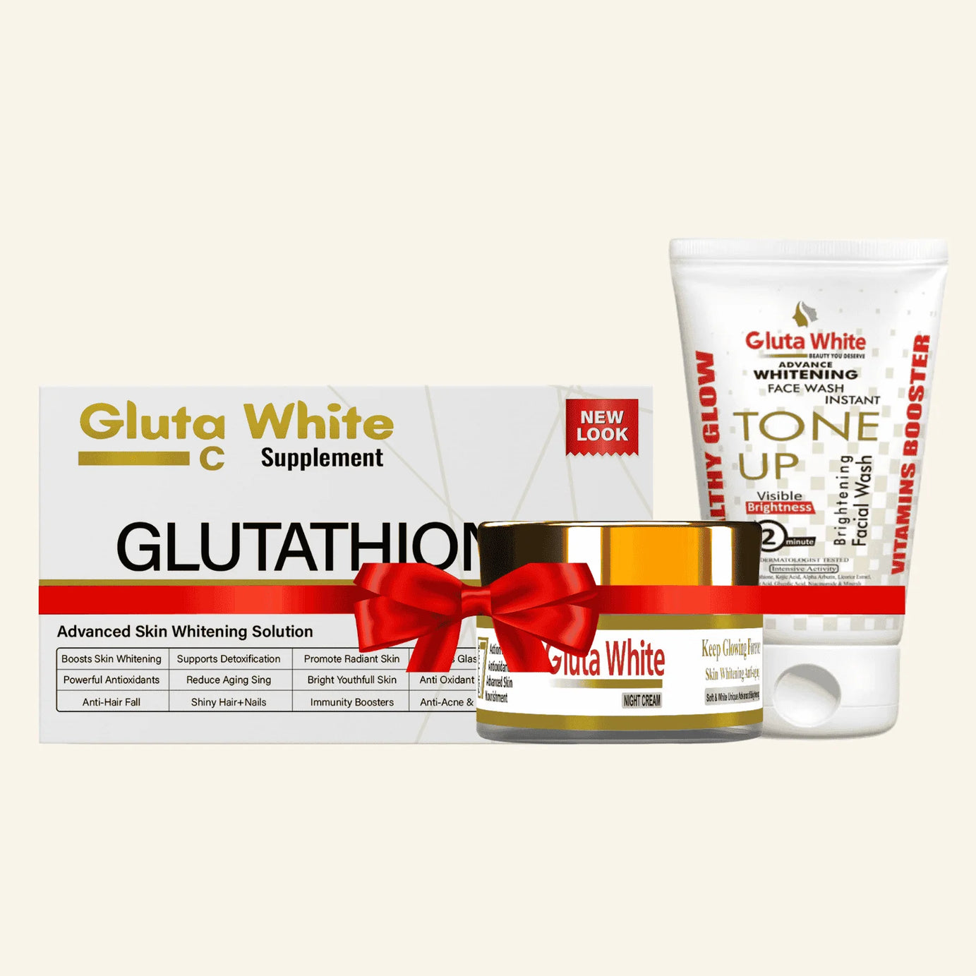 Gluta White Skin Whitening Bundle