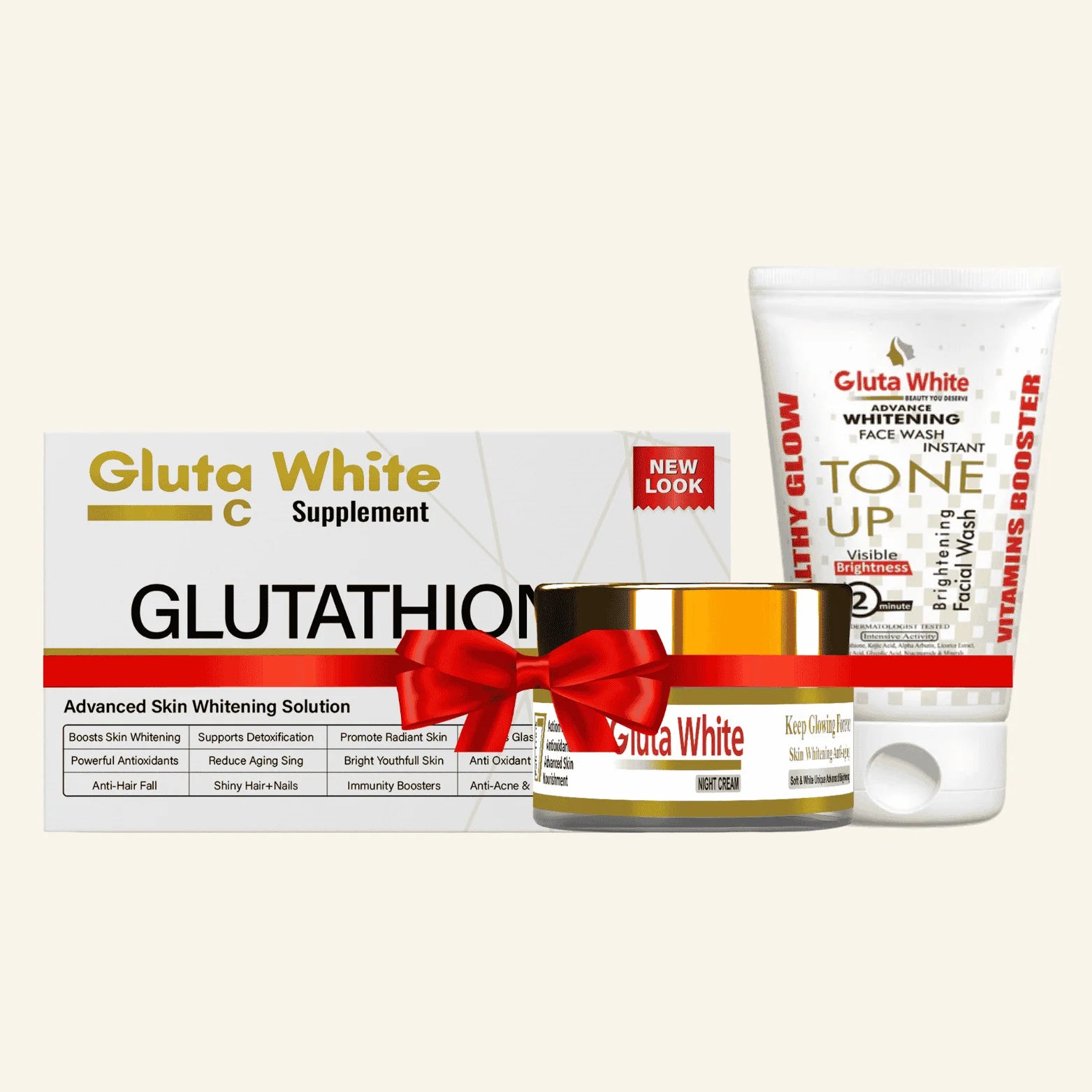 Gluta White Skin Whitening Bundle